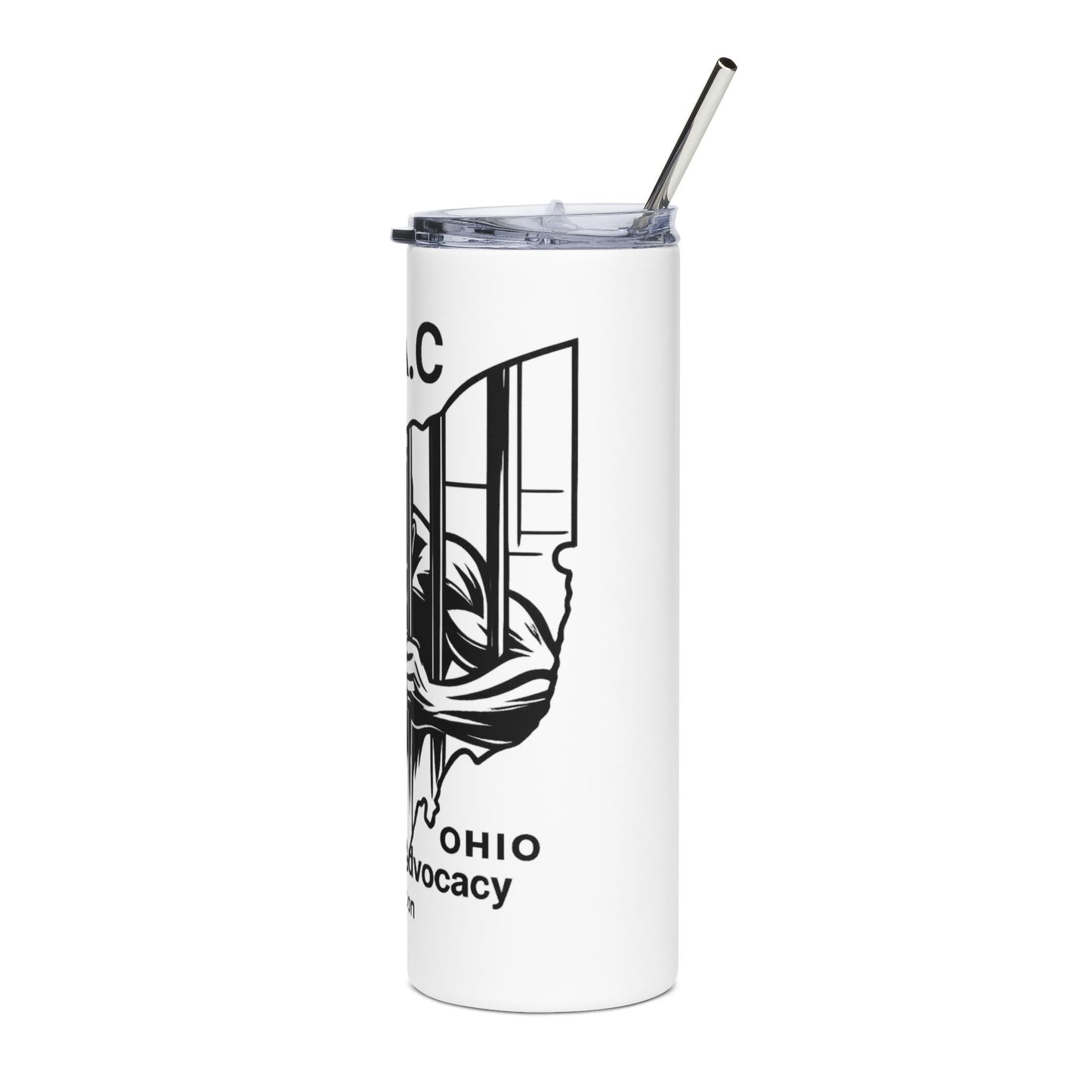 Custom Stainless Steel O.P.A.C. Tumbler for Advocates, 20oz - Prisoner's Rights, Perfect for Gifts, Fundraising, and Activism