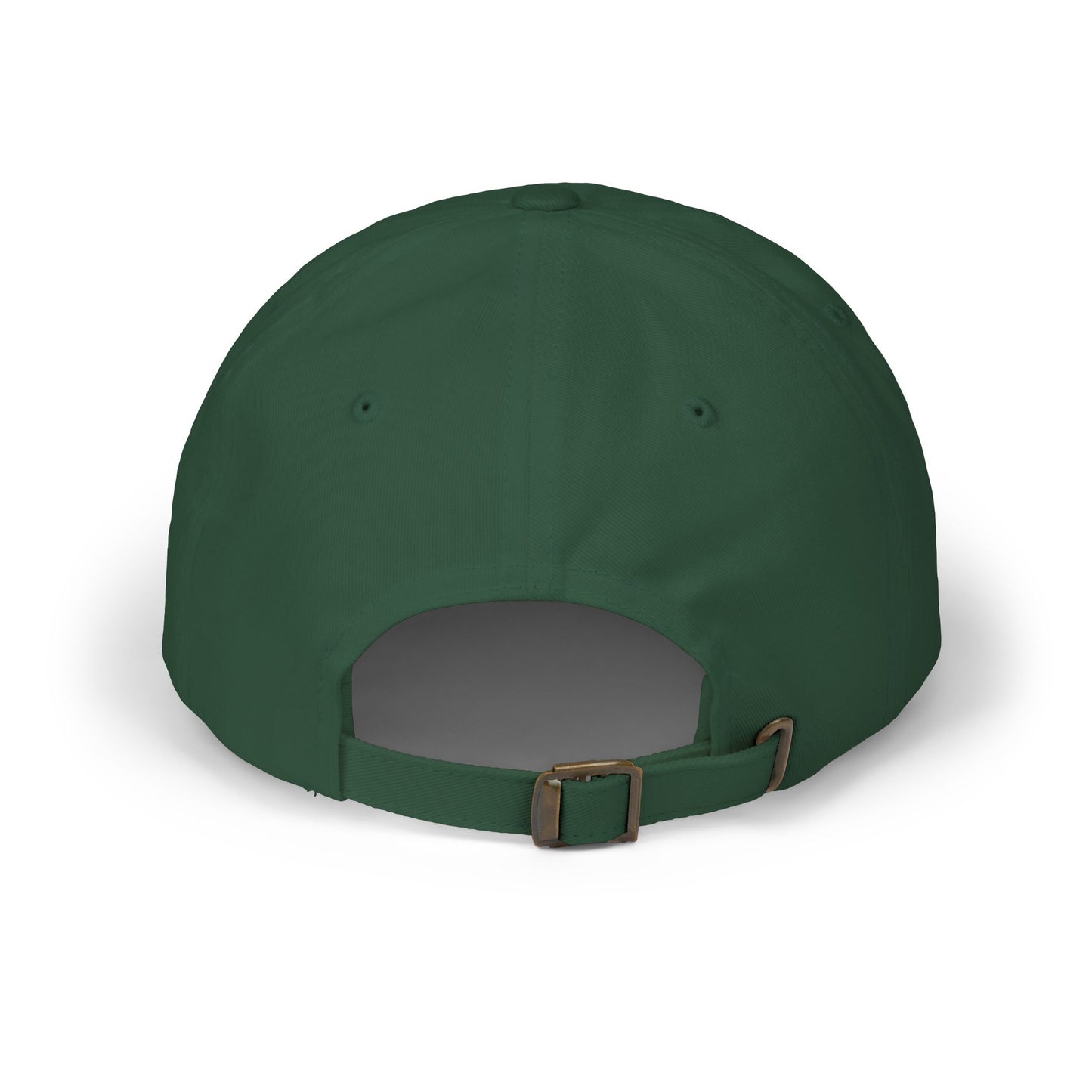Black Embroidered Patch Logo Dad Cap