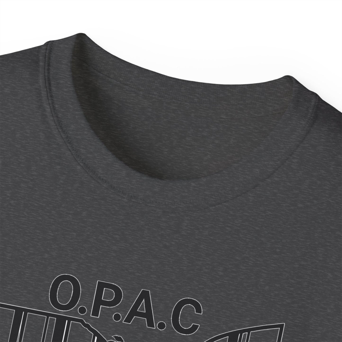 Black O.P.A.C. Advocacy Tee, Unisex Cotton T-Shirt for Supporters, Prison Advocacy, Social Justice, Awareness Shirt, Gift for Activists