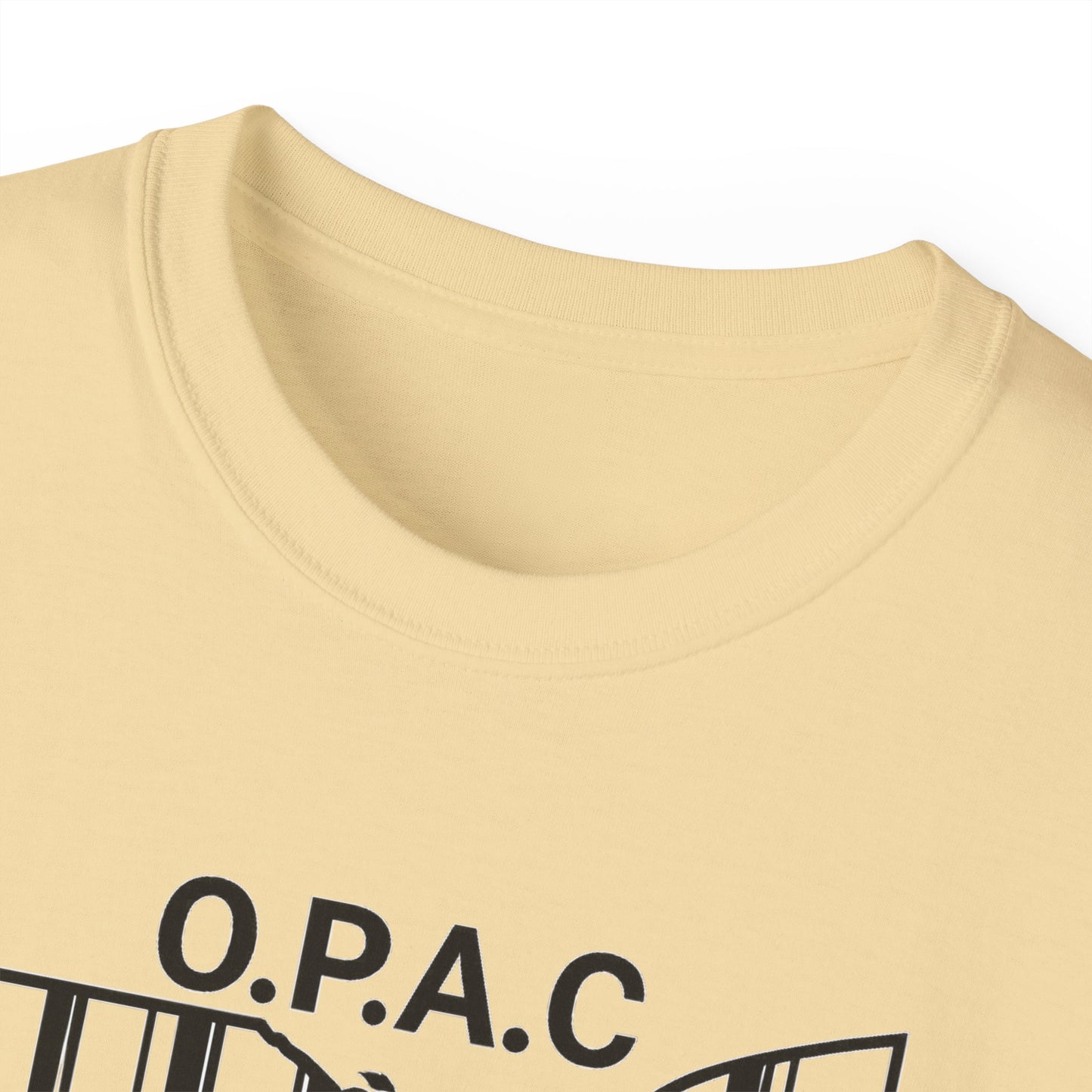 Black O.P.A.C. Advocacy Tee, Unisex Cotton T-Shirt for Supporters, Prison Advocacy, Social Justice, Awareness Shirt, Gift for Activists