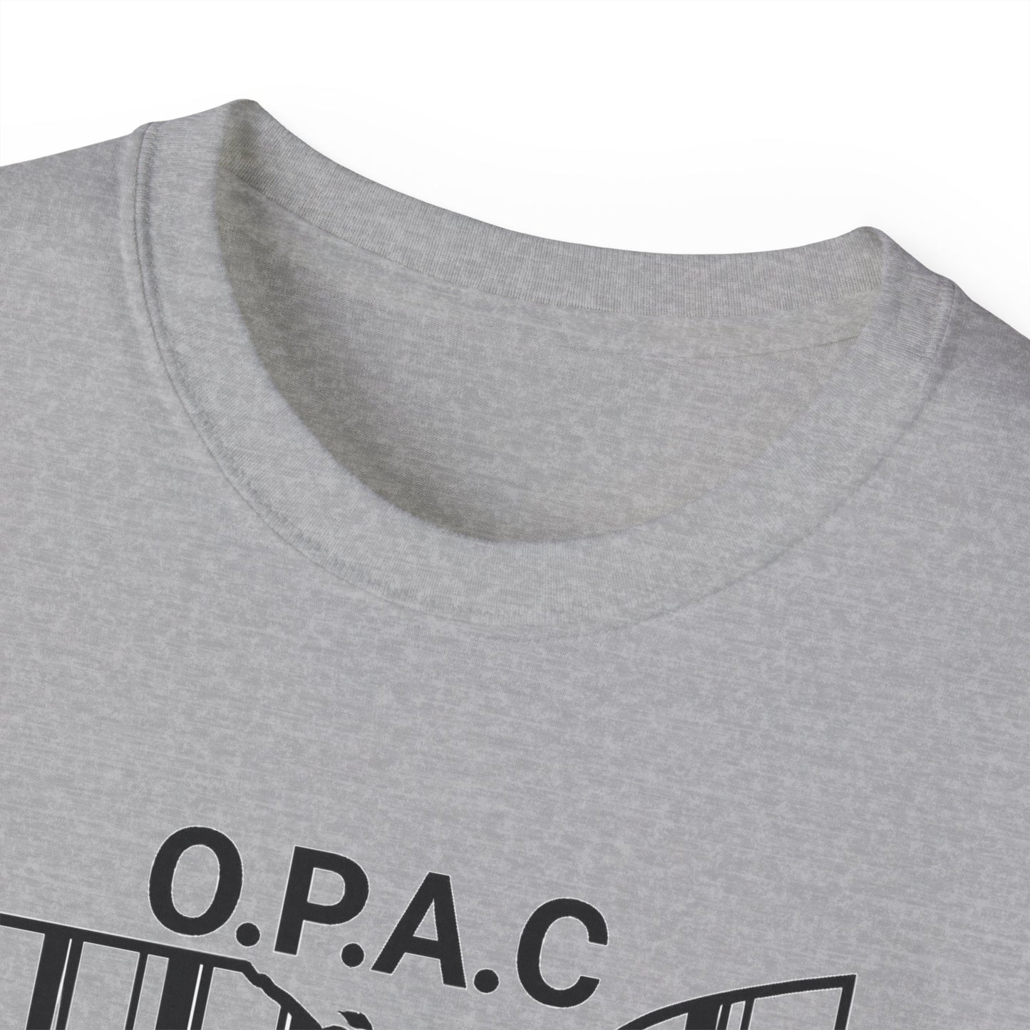 Black O.P.A.C. Advocacy Tee, Unisex Cotton T-Shirt for Supporters, Prison Advocacy, Social Justice, Awareness Shirt, Gift for Activists