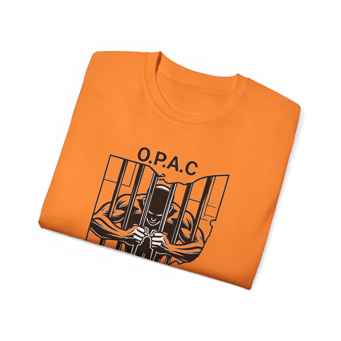 Black O.P.A.C. Advocacy Tee, Unisex Cotton T-Shirt for Supporters, Prison Advocacy, Social Justice, Awareness Shirt, Gift for Activists
