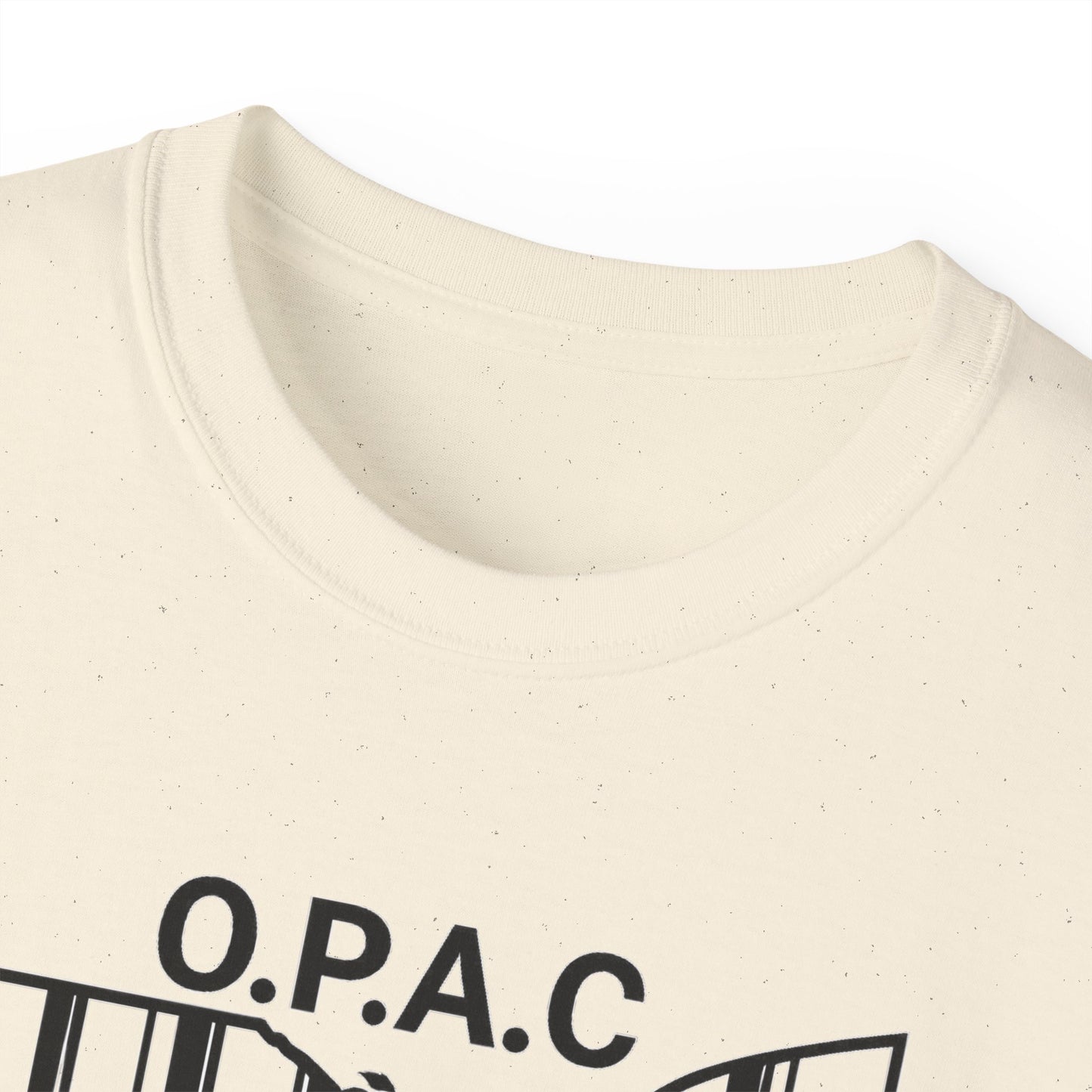 Black O.P.A.C. Advocacy Tee, Unisex Cotton T-Shirt for Supporters, Prison Advocacy, Social Justice, Awareness Shirt, Gift for Activists