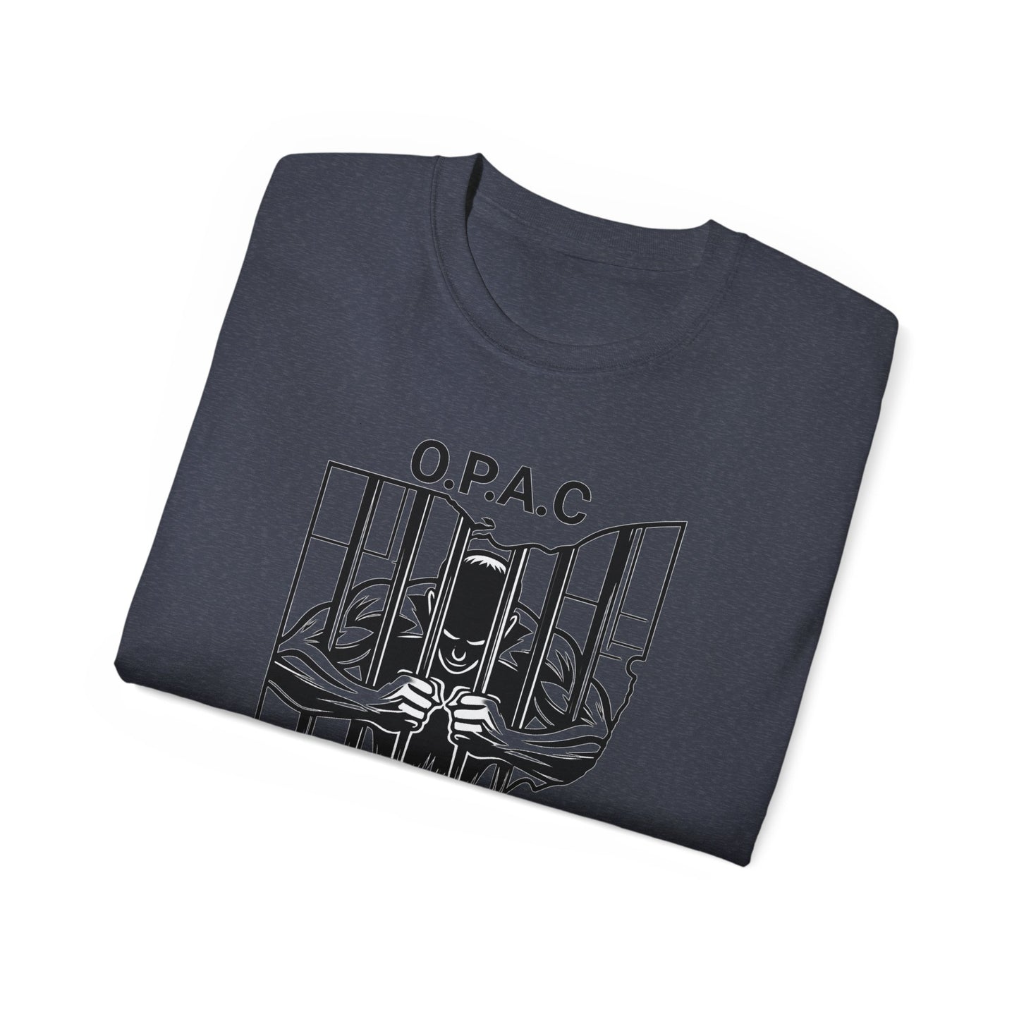 Black O.P.A.C. Advocacy Tee, Unisex Cotton T-Shirt for Supporters, Prison Advocacy, Social Justice, Awareness Shirt, Gift for Activists