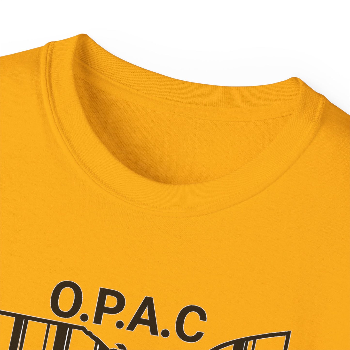 Black O.P.A.C. Advocacy Tee, Unisex Cotton T-Shirt for Supporters, Prison Advocacy, Social Justice, Awareness Shirt, Gift for Activists