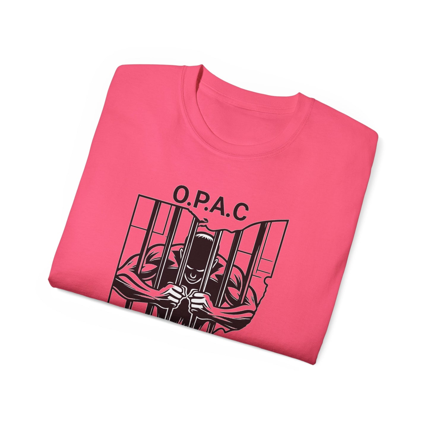 Black O.P.A.C. Advocacy Tee, Unisex Cotton T-Shirt for Supporters, Prison Advocacy, Social Justice, Awareness Shirt, Gift for Activists
