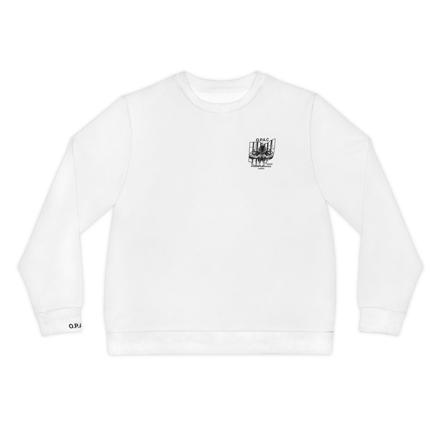 Chic O.P.A.C. Prisoner's Advocacy Lightweight Sweatshirt, Cozy Layer for Fall, Ideal for Casual Outings, Perfect Gift for Birthdays, Relaxed Street Style