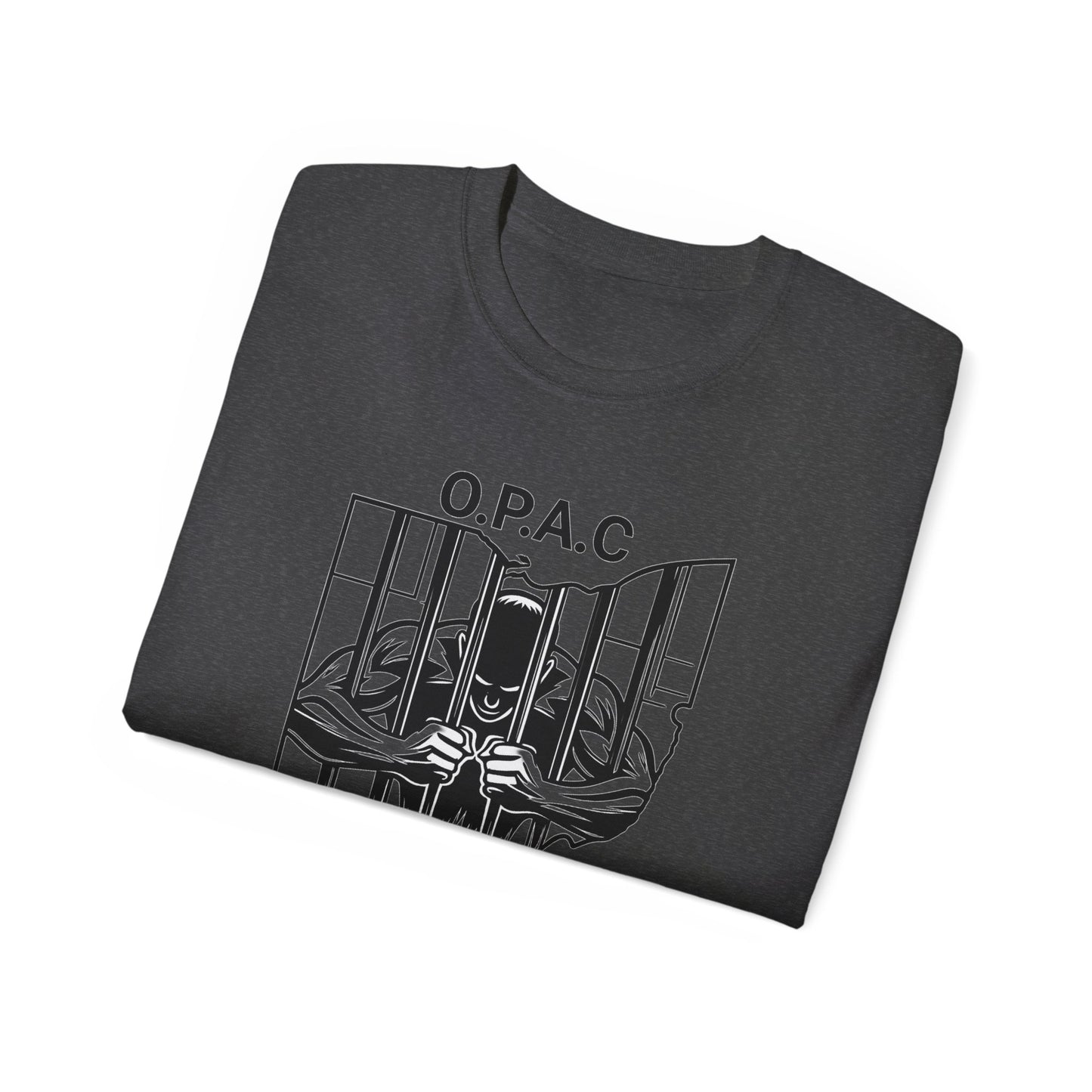 Black O.P.A.C. Advocacy Tee, Unisex Cotton T-Shirt for Supporters, Prison Advocacy, Social Justice, Awareness Shirt, Gift for Activists