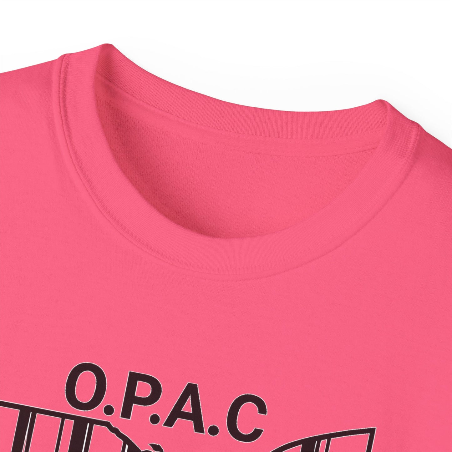 Black O.P.A.C. Advocacy Tee, Unisex Cotton T-Shirt for Supporters, Prison Advocacy, Social Justice, Awareness Shirt, Gift for Activists