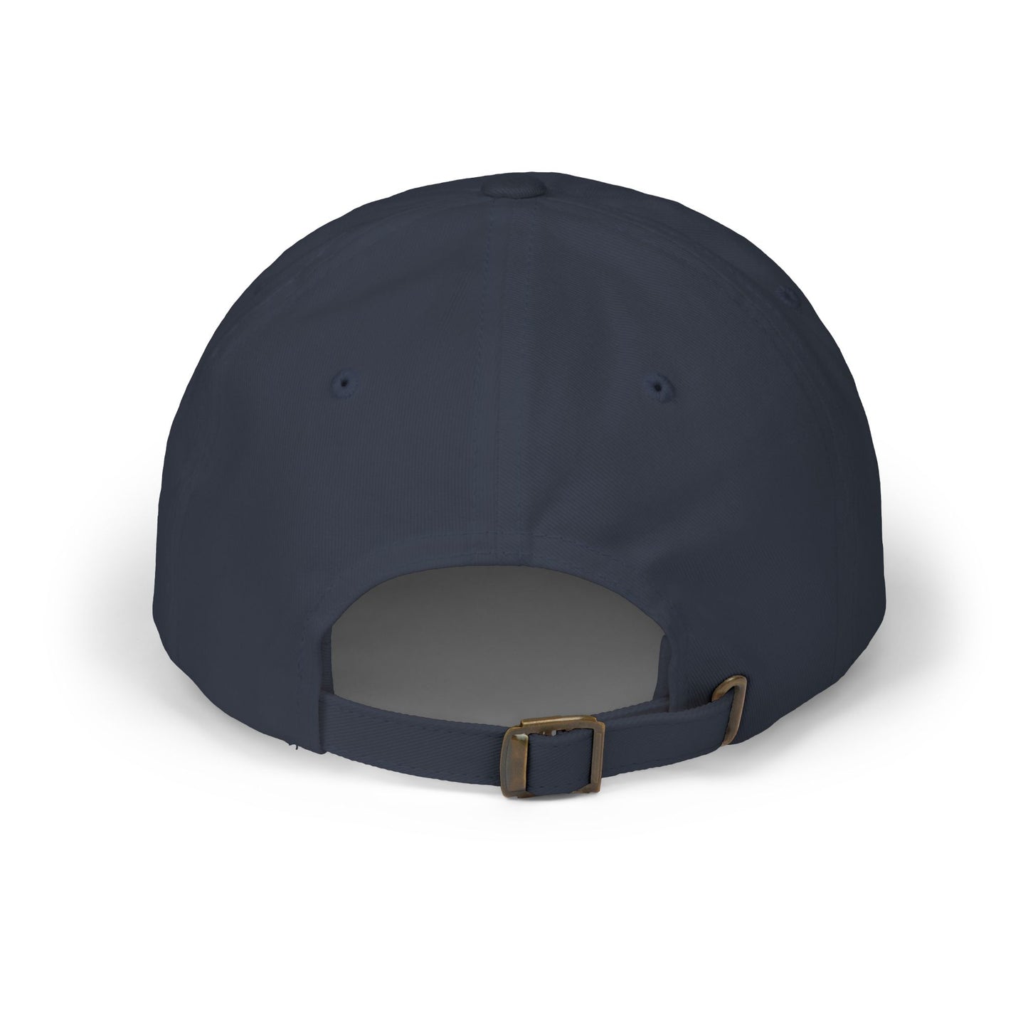 Black Embroidered Patch Logo Dad Cap