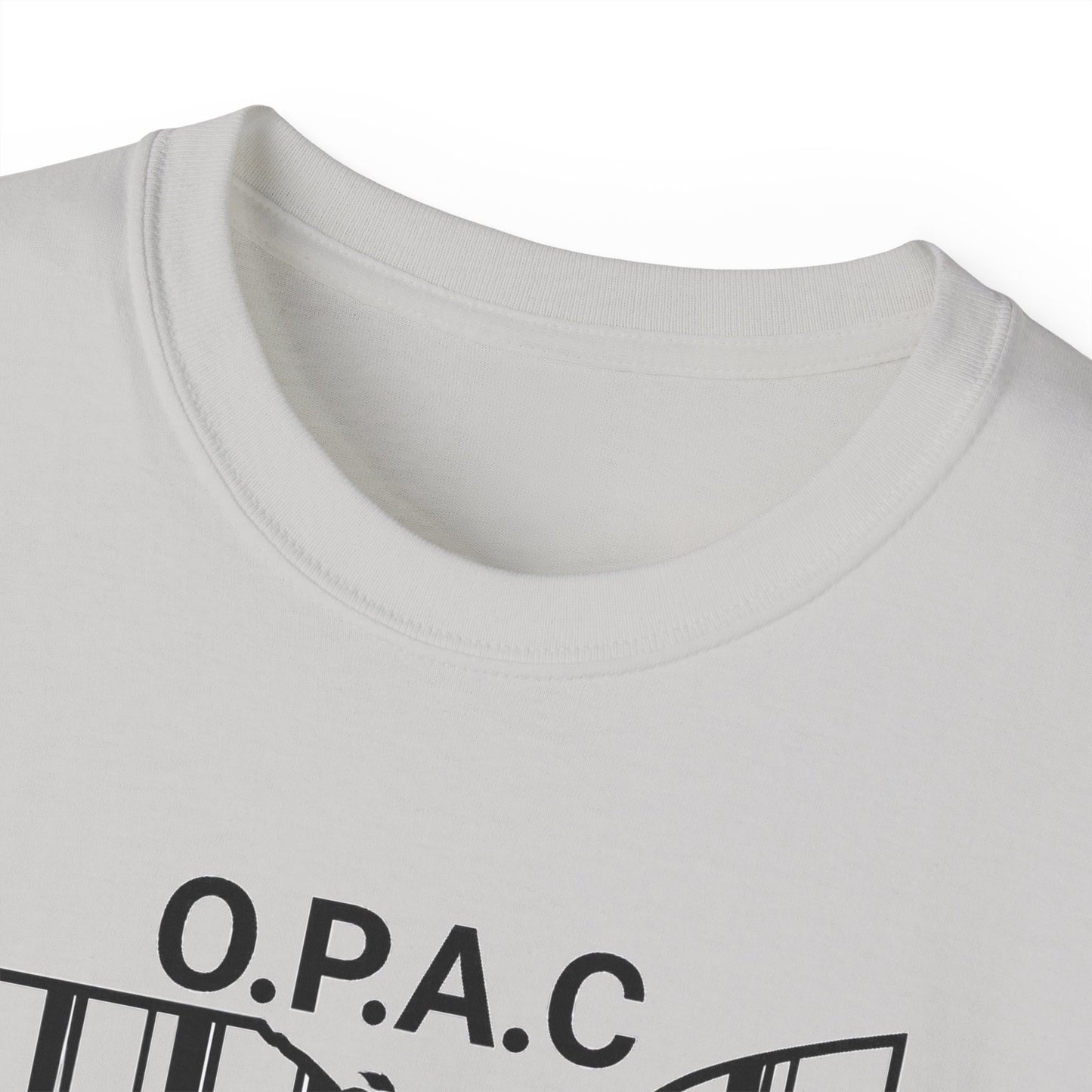 Black O.P.A.C. Advocacy Tee, Unisex Cotton T-Shirt for Supporters, Prison Advocacy, Social Justice, Awareness Shirt, Gift for Activists