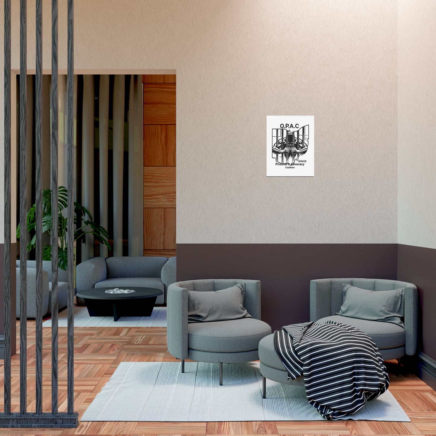 O.P.A.C. Prisoner Advocacy Art Print | Uncoated Posters for Social Justice Decor, Activism Wall Art, Awareness Posters, Community Engagement, [...]
