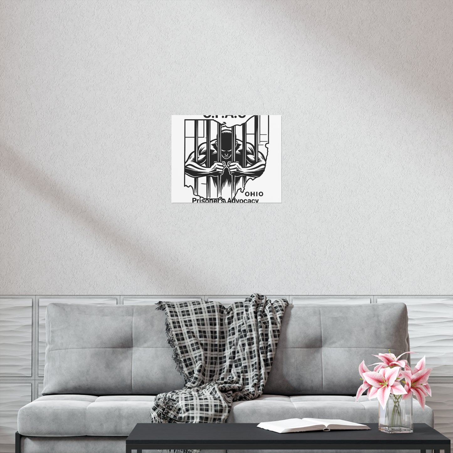 O.P.A.C. Prisoner Advocacy Art Print | Uncoated Posters for Social Justice Decor, Activism Wall Art, Awareness Posters, Community Engagement, [...]