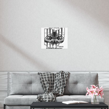 O.P.A.C. Prisoner Advocacy Art Print | Uncoated Posters for Social Justice Decor, Activism Wall Art, Awareness Posters, Community Engagement, [...]