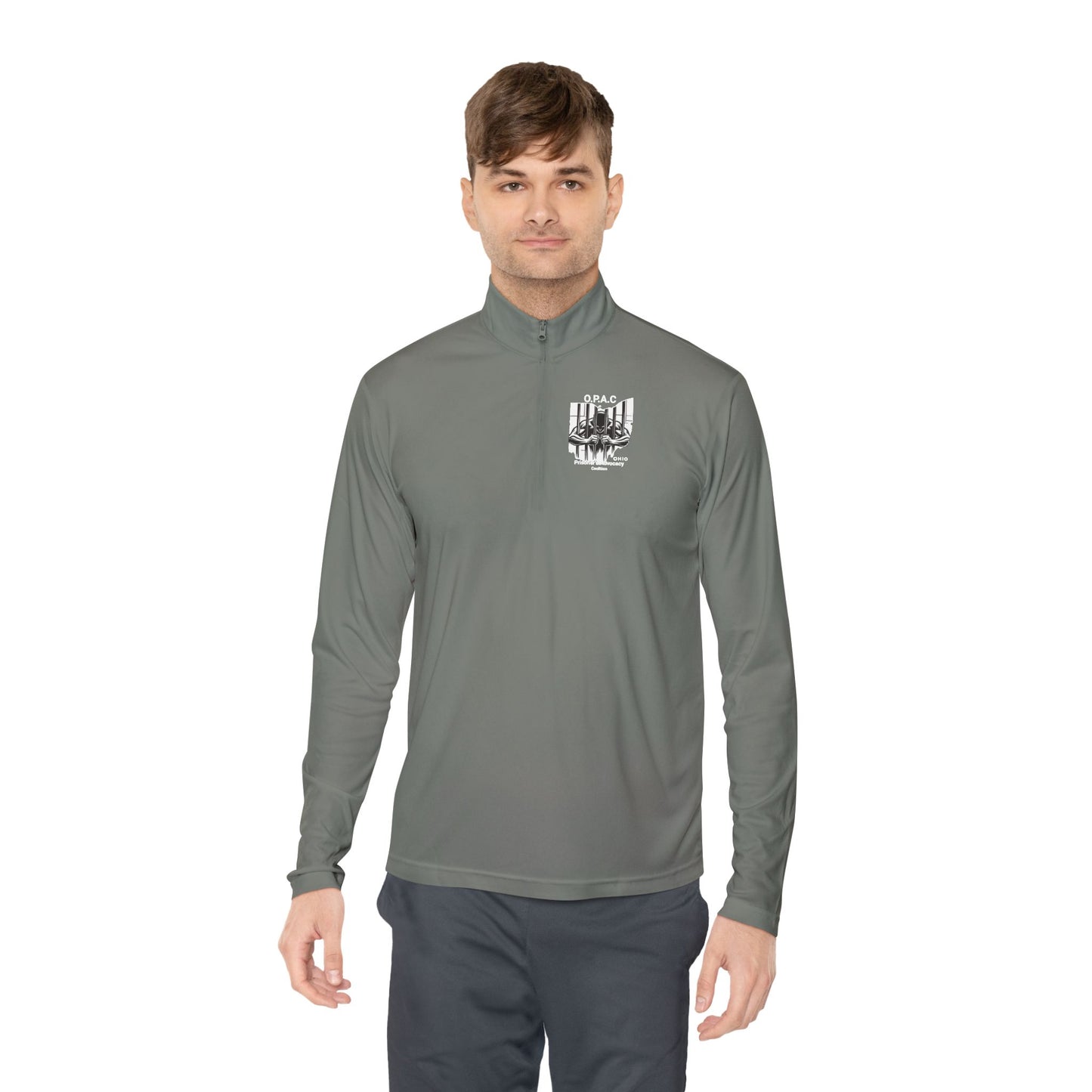 Copy of O.P.A.C Logo (White) Quarter-Zip Pullover