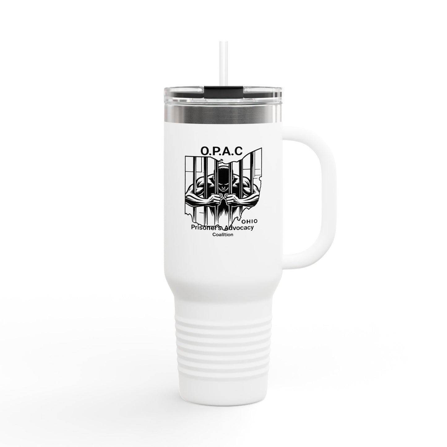 O.P.A.C. Insulated Travel Mug | 40oz Adventure Mug, Hot & Cold Beverage Mug, Perfect for Road Trips, Camping, Hiking, Gifts for Outdoorsy People