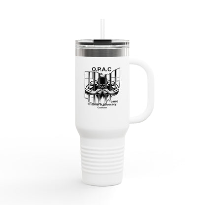 O.P.A.C. Insulated Travel Mug | 40oz Adventure Mug, Hot & Cold Beverage Mug, Perfect for Road Trips, Camping, Hiking, Gifts for Outdoorsy People