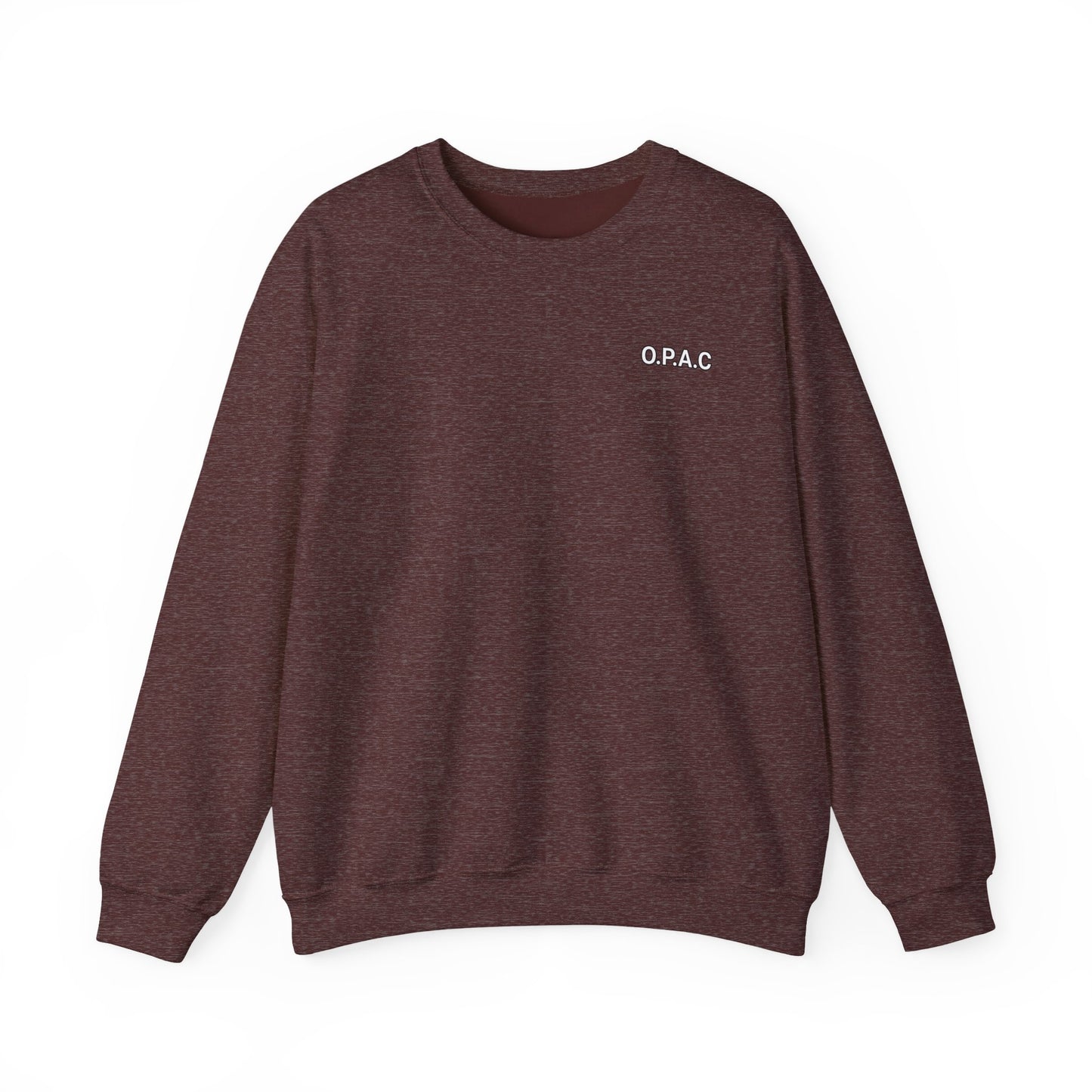 Cozy Comfort Classic Minimalistic (white-lettered) O.P.A.C. Prisoner's Advocacy Crewneck Sweatshirt | Unisex, Casual Wear, Gift for Him, Her, Stay-at-Home Style, Everyday Fashion - O.P.A.C.