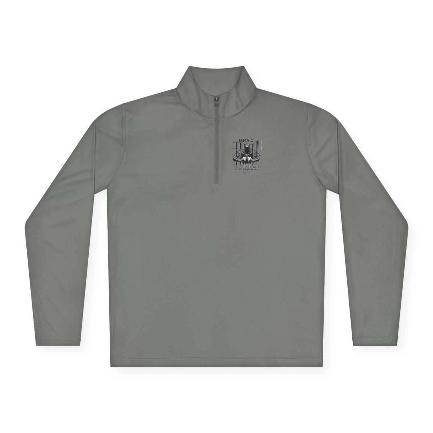 Black O.P.A.C. Double-sided Logo (Black-lettered text on back) Unisex Quarter-Zip Pullover with Stylish Graphic Design, Cozy Layer for Men and Women, Perfect for Casual Outings, Outdoor Adventures, [...]