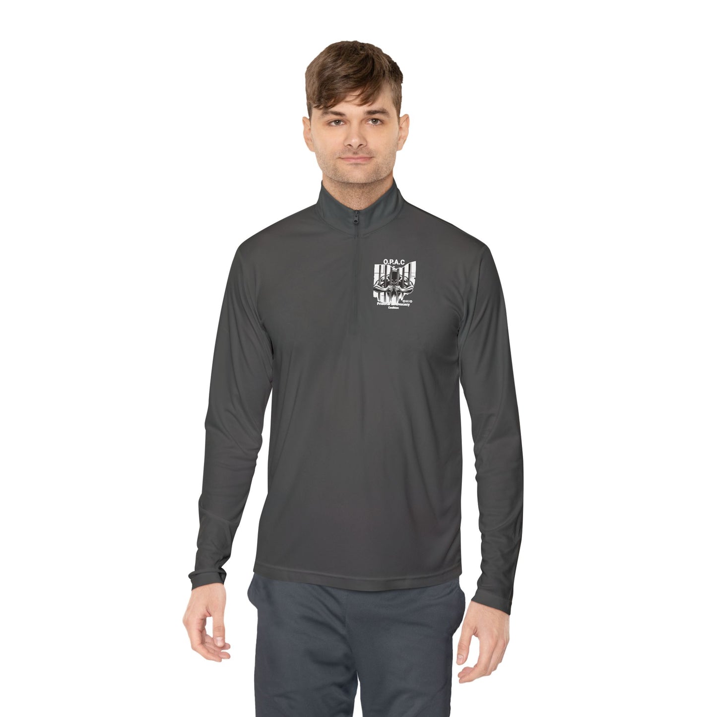 Copy of O.P.A.C Logo (White) Quarter-Zip Pullover