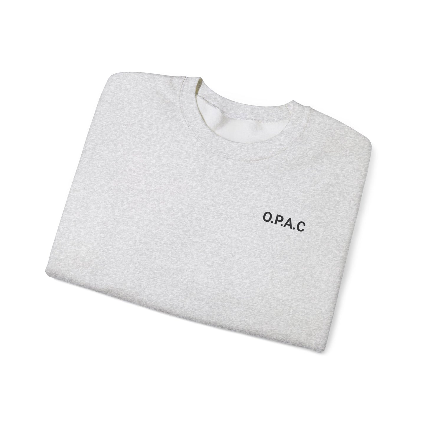 Cozy Comfort Classic Minimalistic O.P.A.C. (black-lettered) Prisoner's Advocacy Crewneck Sweatshirt | Unisex, Casual Wear, Gift for Him, Her, Stay-at-Home Style, Everyday Fashion - O.P.A.C.