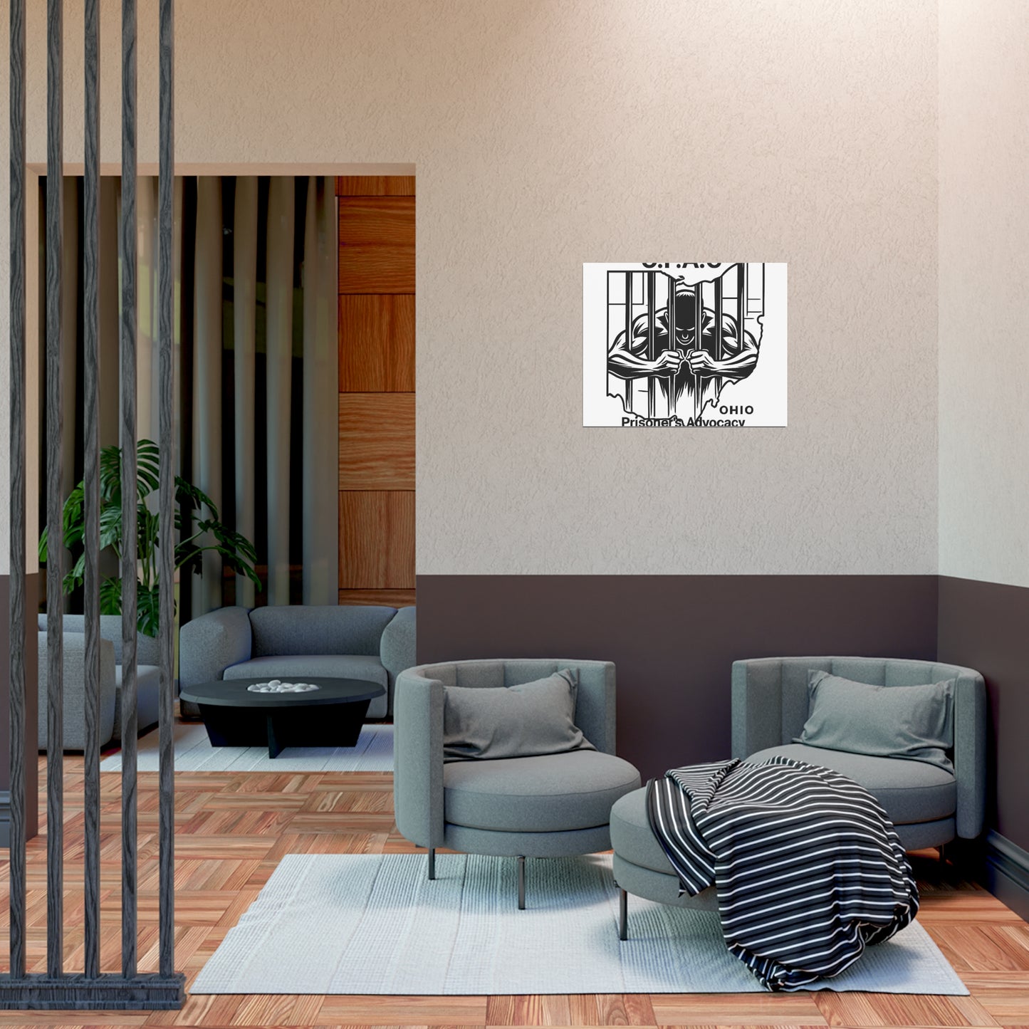 O.P.A.C. Prisoner Advocacy Art Print | Uncoated Posters for Social Justice Decor, Activism Wall Art, Awareness Posters, Community Engagement, [...]