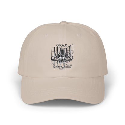 Black Embroidered Patch Logo Dad Cap