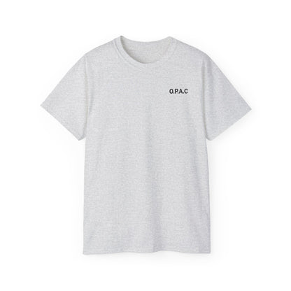 Double-sided Unisex Black-Lettered Text Big Back Graphic Advocacy Tee - Support Prisoners' Rights, Social Justice Apparel, Protest Wear, Activism T-Shirt