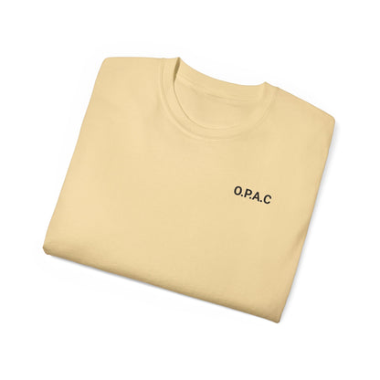 Unisex Ultra Cotton Tee | Minimalist (Black-lettered) O.P.A.C  T-Shirt for Everyday Wear, Casual Outfit, Gift for Friends, Streetwear Style, Comfortable [...]