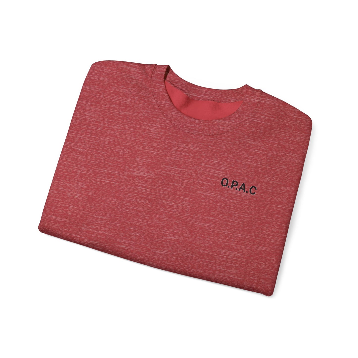 Cozy Comfort Classic Minimalistic O.P.A.C. (black-lettered) Prisoner's Advocacy Crewneck Sweatshirt | Unisex, Casual Wear, Gift for Him, Her, Stay-at-Home Style, Everyday Fashion - O.P.A.C.