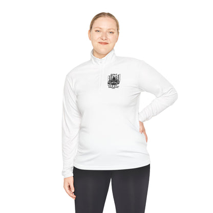 Black O.P.A.C. Double-sided Logo (Black-lettered text on back) Unisex Quarter-Zip Pullover with Stylish Graphic Design, Cozy Layer for Men and Women, Perfect for Casual Outings, Outdoor Adventures, [...]