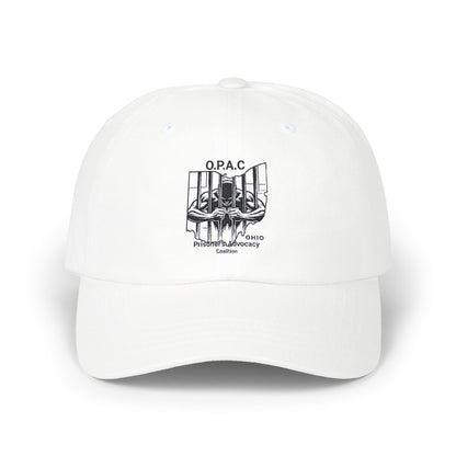 Black Embroidered Patch Logo Dad Cap