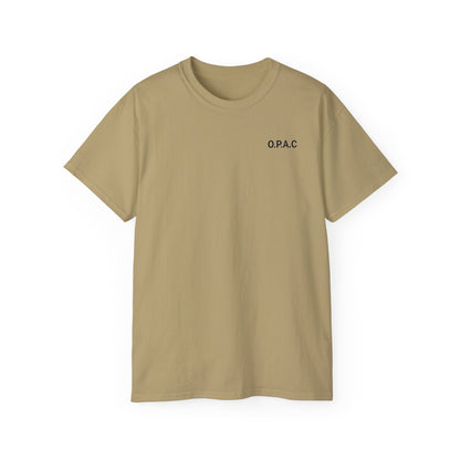 Double-sided Unisex Black-Lettered Text Big Back Graphic Advocacy Tee - Support Prisoners' Rights, Social Justice Apparel, Protest Wear, Activism T-Shirt