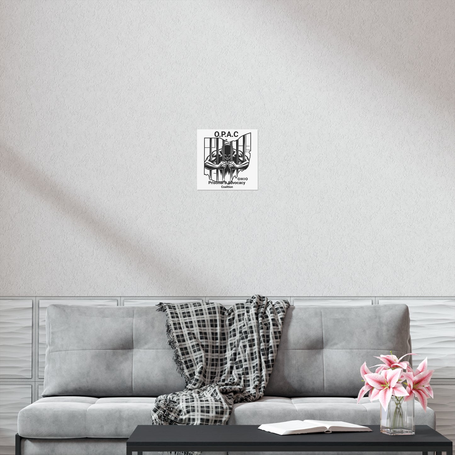 O.P.A.C. Prisoner Advocacy Art Print | Uncoated Posters for Social Justice Decor, Activism Wall Art, Awareness Posters, Community Engagement, [...]