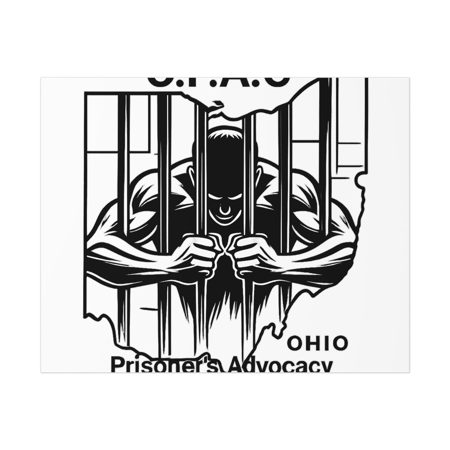 O.P.A.C. Prisoner Advocacy Art Print | Uncoated Posters for Social Justice Decor, Activism Wall Art, Awareness Posters, Community Engagement, [...]