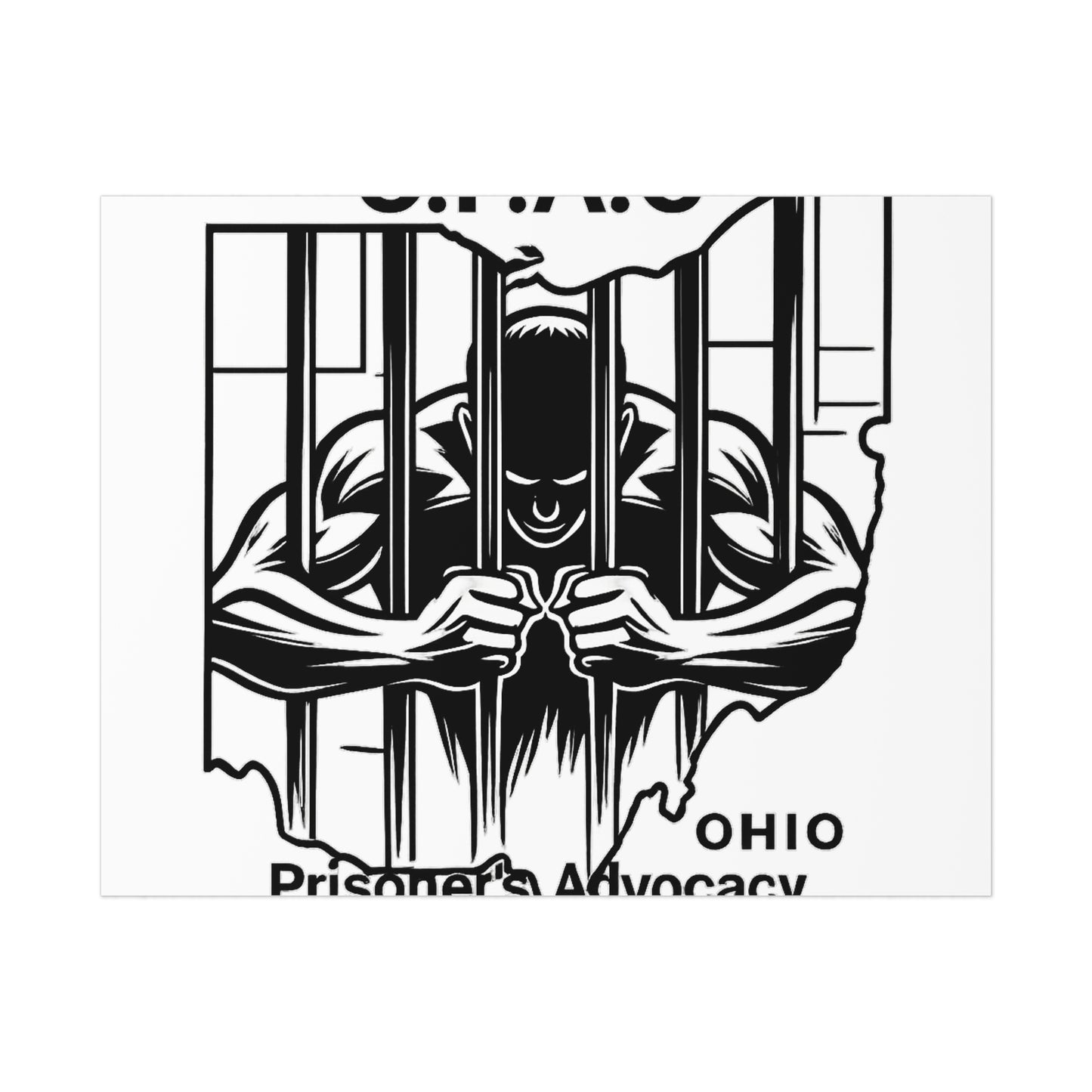 O.P.A.C. Prisoner Advocacy Art Print | Uncoated Posters for Social Justice Decor, Activism Wall Art, Awareness Posters, Community Engagement, [...]