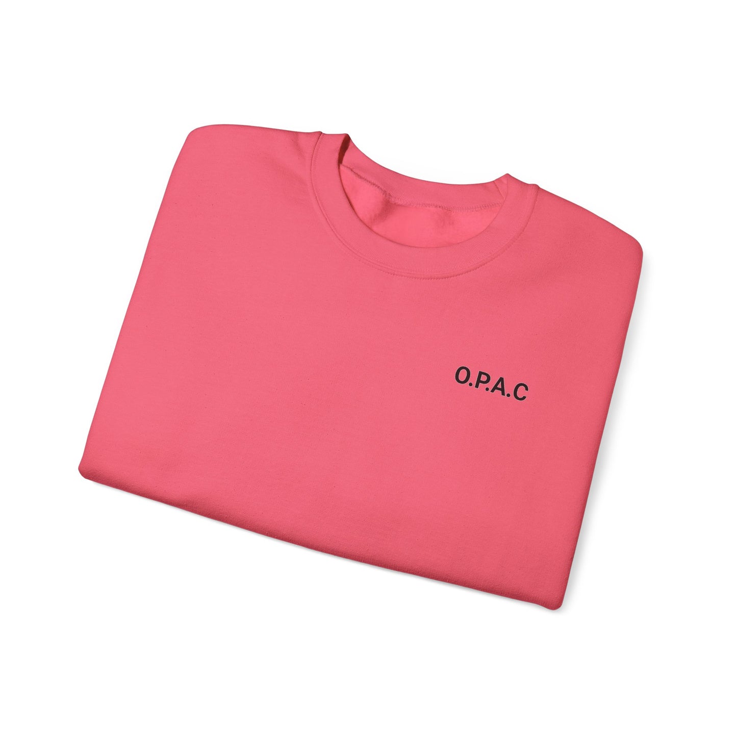 Cozy Comfort Classic Minimalistic O.P.A.C. (black-lettered) Prisoner's Advocacy Crewneck Sweatshirt | Unisex, Casual Wear, Gift for Him, Her, Stay-at-Home Style, Everyday Fashion - O.P.A.C.