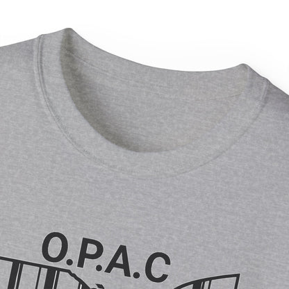 Black O.P.A.C. Advocacy Tee, Unisex Cotton T-Shirt for Supporters, Prison Advocacy, Social Justice, Awareness Shirt, Gift for Activists