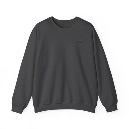 Cozy Comfort Classic Minimalistic O.P.A.C. (black-lettered) Prisoner's Advocacy Crewneck Sweatshirt | Unisex, Casual Wear, Gift for Him, Her, Stay-at-Home Style, Everyday Fashion - O.P.A.C.