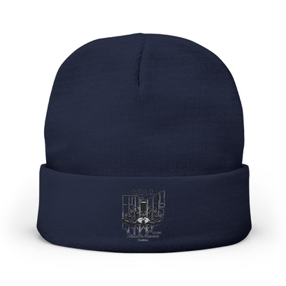 O.P.A.C. Ohio Prisoner's Advocacy Coalition Custom Embroidered Patch Logo Knit Beanie - Cozy Fashion Accessory, Winter Gift, O.P.A.C. Beanie, Streetwear Essential, Unisex Hat