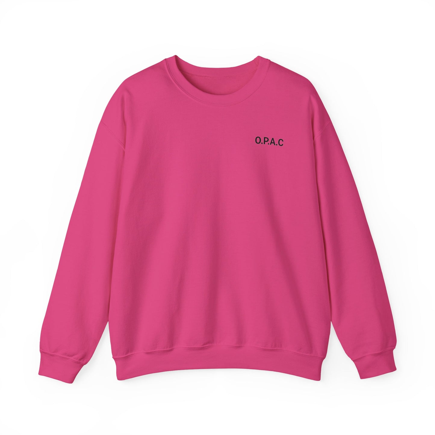 Cozy Comfort Classic Minimalistic O.P.A.C. (black-lettered) Prisoner's Advocacy Crewneck Sweatshirt | Unisex, Casual Wear, Gift for Him, Her, Stay-at-Home Style, Everyday Fashion - O.P.A.C.