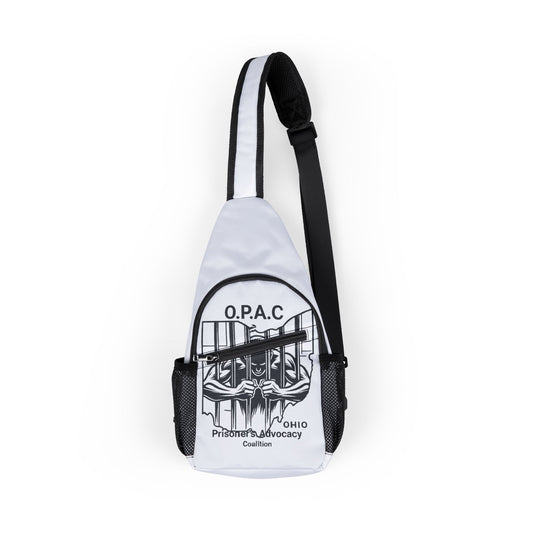 O.P.A.C. Prisoner's Advocacy Logo Design Chest Bag