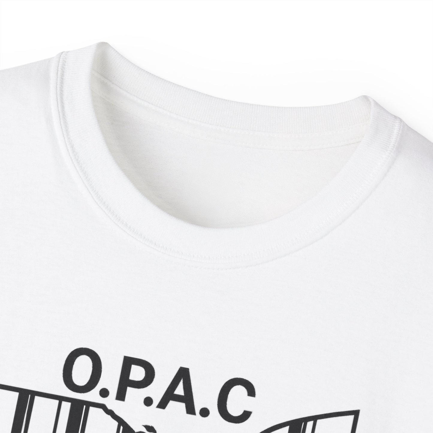 Black O.P.A.C. Advocacy Tee, Unisex Cotton T-Shirt for Supporters, Prison Advocacy, Social Justice, Awareness Shirt, Gift for Activists