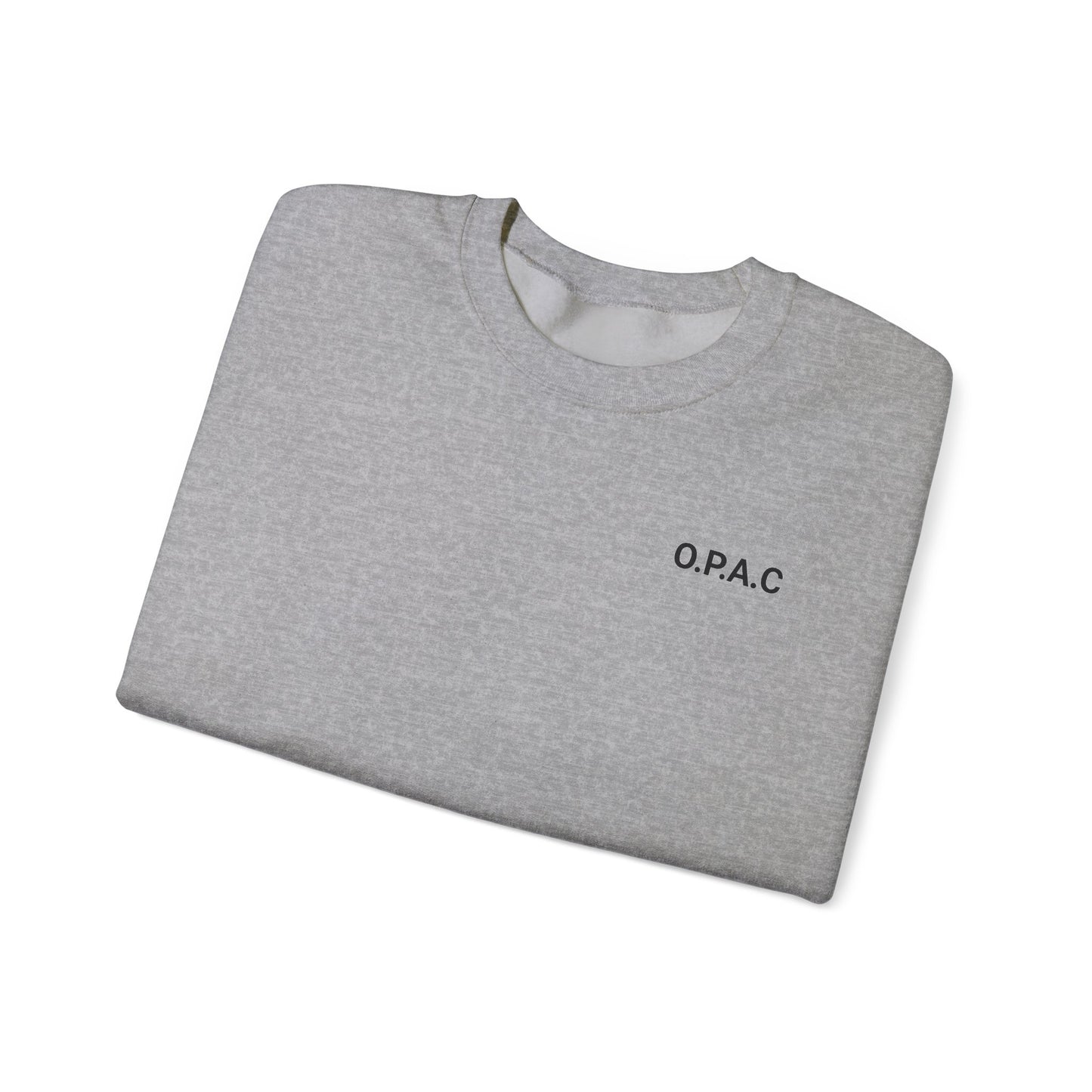 Cozy Comfort Classic Minimalistic O.P.A.C. (black-lettered) Prisoner's Advocacy Crewneck Sweatshirt | Unisex, Casual Wear, Gift for Him, Her, Stay-at-Home Style, Everyday Fashion - O.P.A.C.