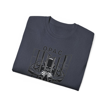 Black O.P.A.C. Advocacy Tee, Unisex Cotton T-Shirt for Supporters, Prison Advocacy, Social Justice, Awareness Shirt, Gift for Activists