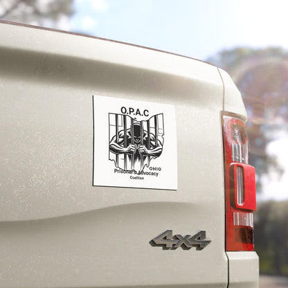 Prisoner Advocacy Car Magnet, Support for Justice Reform, Ohio Prisoner's Advocacy Coalition, Protest Magnet, Advocacy Gift