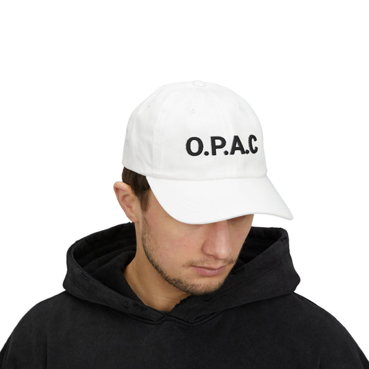 Embroidered Black-Lettered Dad Cap - Ohio Prisoner's Advocacy Coalition