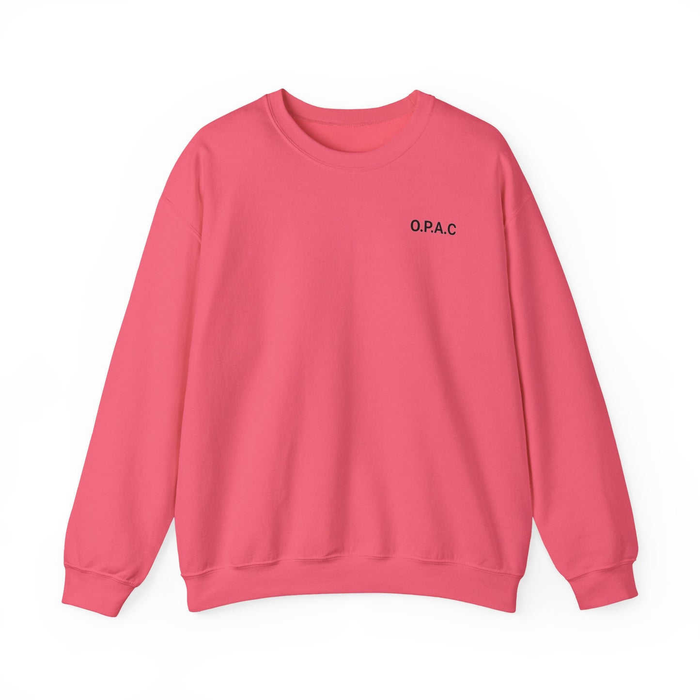 Cozy Comfort Classic Minimalistic O.P.A.C. (black-lettered) Prisoner's Advocacy Crewneck Sweatshirt | Unisex, Casual Wear, Gift for Him, Her, Stay-at-Home Style, Everyday Fashion - O.P.A.C.