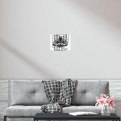 O.P.A.C. Prisoner Advocacy Art Print | Uncoated Posters for Social Justice Decor, Activism Wall Art, Awareness Posters, Community Engagement, [...]