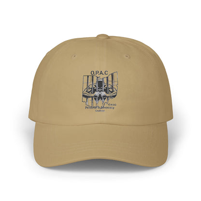 Black Embroidered Patch Logo Dad Cap
